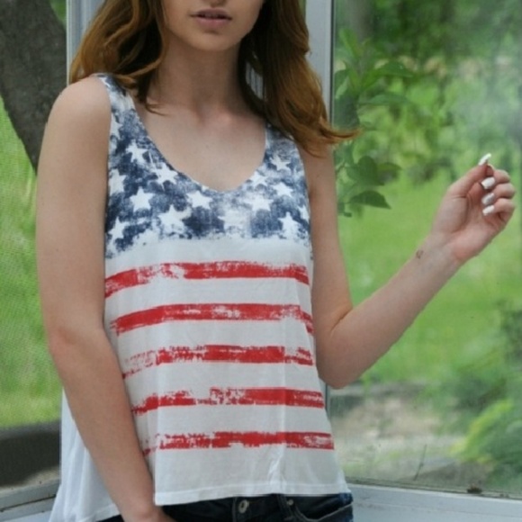 . Tops - "AMERICA" TANK TOP